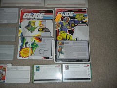Vintage 1980s File Card Blueprints Accessories Game G.I. GI Joe Figure 3.75 ARAH