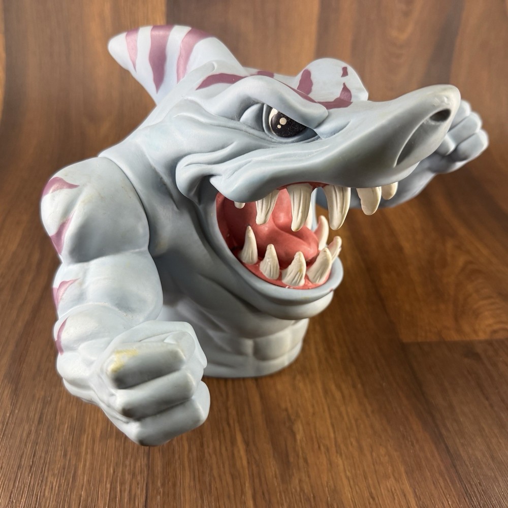 Vintage Street Sharks ~Blades ~ Hand Puppet Hammerhead 1994 Street Wise Designs