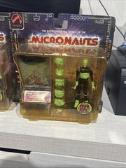 Palisades Micronauts Time Traveler Action Figure Green Black 4″ DF Exclusive