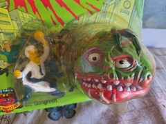 Vintage Attack of the Killer Tomatoes Dr. Gangreen & Ketchuk Carded Figure Toy