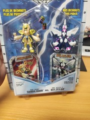 RARE Vintage Hasbro 2002 Medabots Sumilidon vs Belzelga Figures Cards New