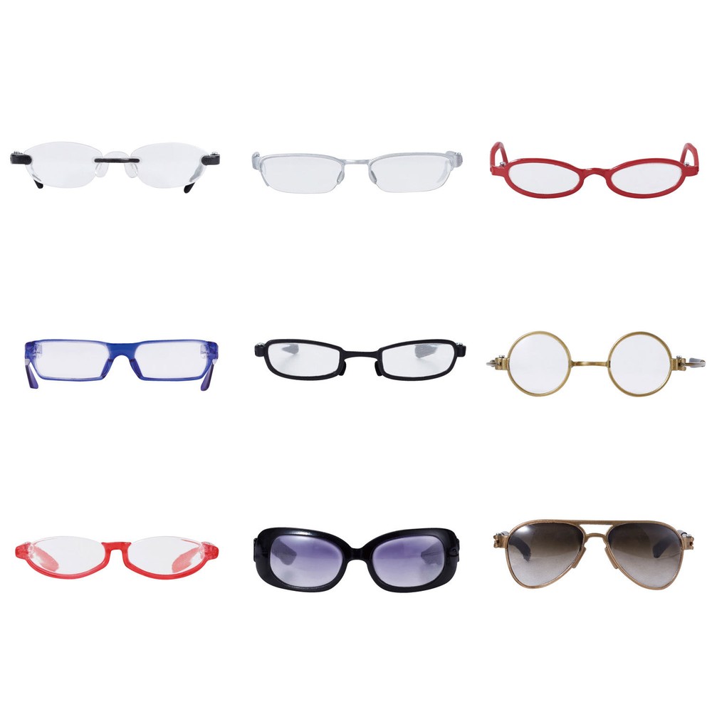 Rectangle Round Square Eye Glasses for 1/3 BJD Doll 1 Random Gashapon Toy