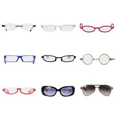Rectangle Round Square Eye Glasses for 1/3 BJD Doll 1 Random Gashapon Toy