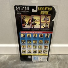 Kenner Batman The Animated Series Rapid Attack Batman Figure Boxed w/ Hook/Belt