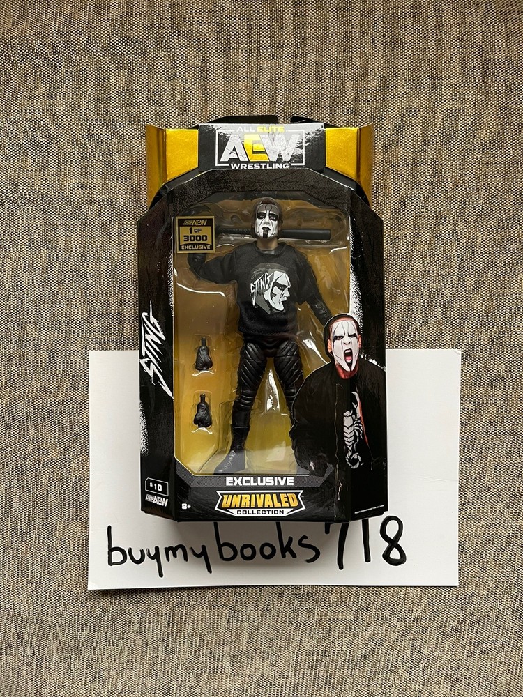 STING (AEW) UNRIVALED LAST MATCH ACTION FIGURE – 1 OF 3000