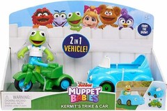 Disney Junior Muppet Babies Kermit The Frog Trike and Car Set 2 in 1 Vehicle NEW