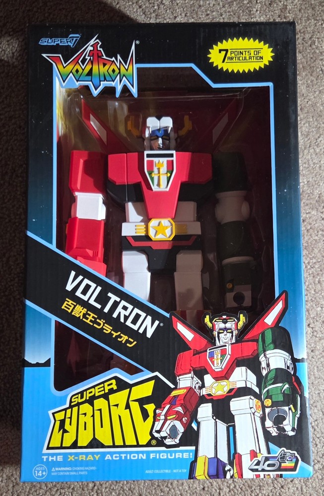 Super 7 – Voltron – Super Cyborg Full Color Action 11″ Figure New in Box
