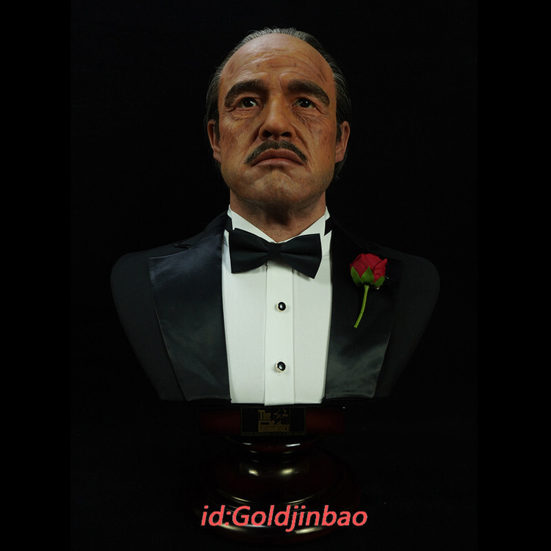 DAMTOYS The Godfather Vito Corleone Bust Model silica gel In Stock 1/1 H62cm