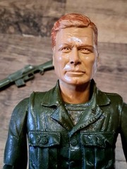 VTG Marx Stony Stonewall Smith 12″ 1/6 Army Action Figure w/Accessories & Manual
