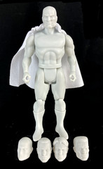Power Stars 5” Retro-Feel Blank Action Figures – Customizable Hero Template