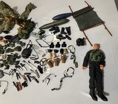 GI Joe Lot With Clothes And Accessories Weapons Ammo Figures