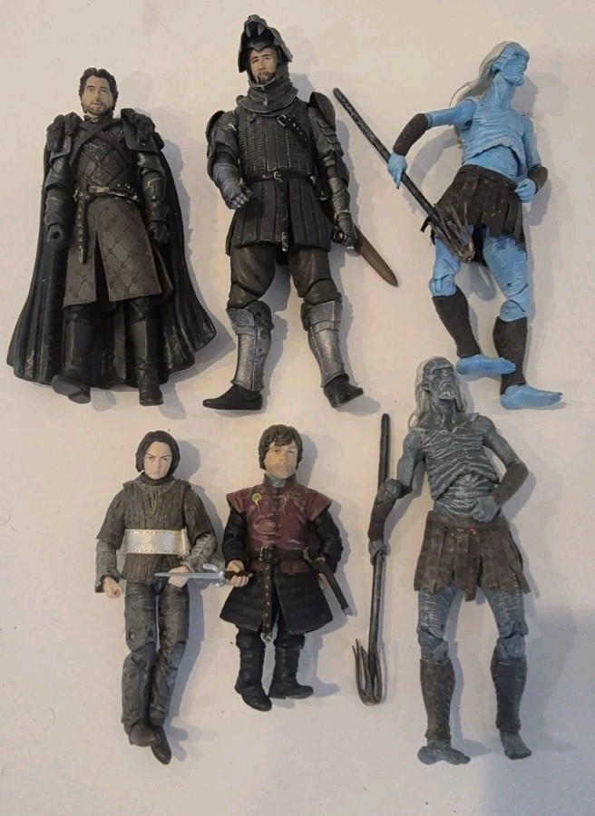 McFarlane Toys Game of Thrones Lot Of 6 Tyrion Stark Hound White Walker