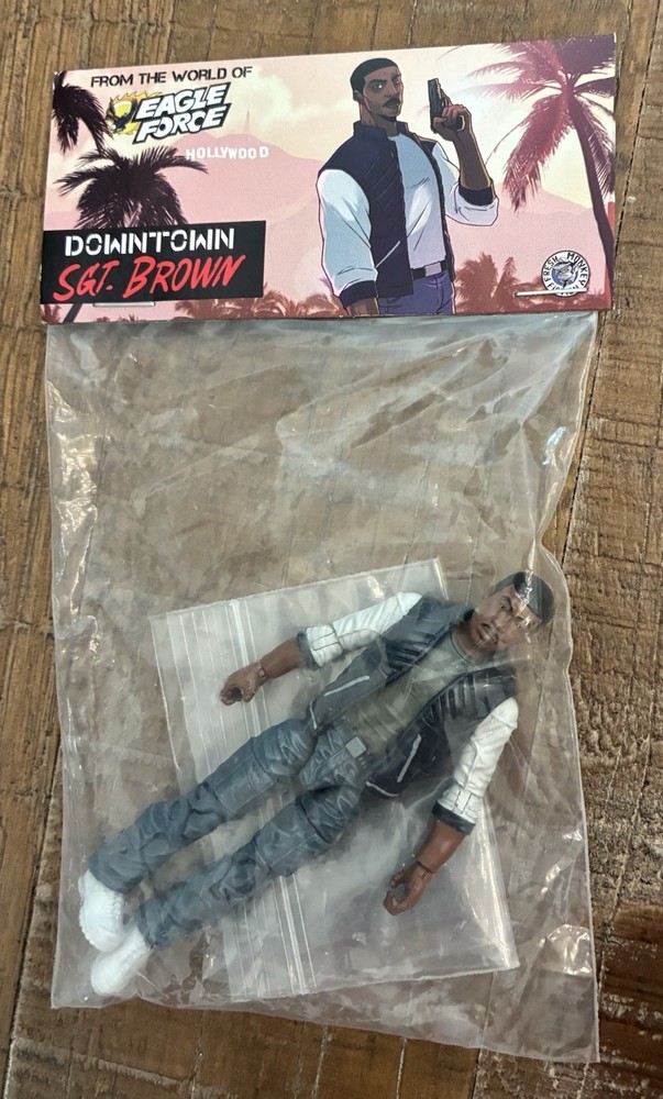 Fresh Monkey Fiction Eagle Force Downtown Sgt Brown Figure GI Joe Joefest 2025