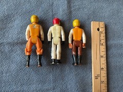 Vintage Fisher Price 1977 Adventure People Cycle Racing 3 Figures Driver & Team