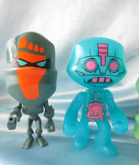 Teenage Mutant Ninja Turtles Sonic Wacky Pack Krang Foot Solder 5 Figures Lot