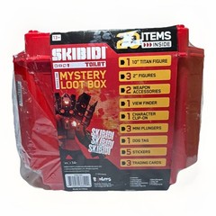 Bonkers Toy Co., LLC Skibidi Toilet Series One Mystery Loot Box 20 Items 13+