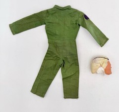 Vintage CAPTAIN ACTION Steve Canyon Costume Outfit IDEAL 1966