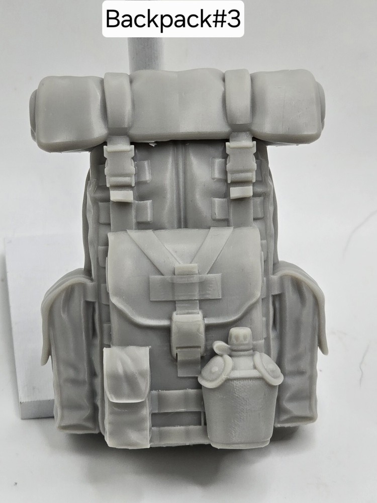 3d Printed INFANTRY BACKPACK #3 1:12 6″ Classified/ Legend SCALE