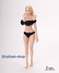 LDDOLL 29XL 1/6 Light Pink Seamless Silicone Body Doll Fit Female KT Head Toys