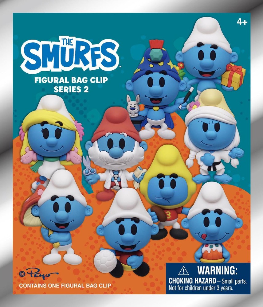 Smurfs Series 2 – 5″ Collectible Bag Clip – Blind Bag (ONE Random Figure) – C…