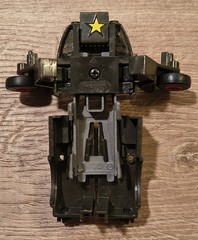 Vintage 1984 GOBOT Dynabot Motorized Military JEEP Red Charger F-15 Fighter Jet