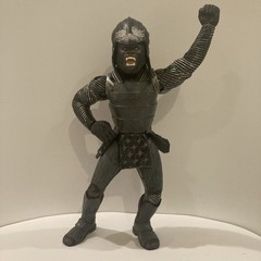 Hasbro Planet Of The Apes ATTAR Action Figure 7.5 Inch Black Silver Armor Helmet
