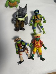 Lot of 25 TMNT Mutant Mayhem Action Figures + Weapons Accessories