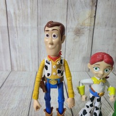 Mattel Disney Pixar Toy Story Figures Dolls Toys Lot Woody Jessie Rex Dinosaur