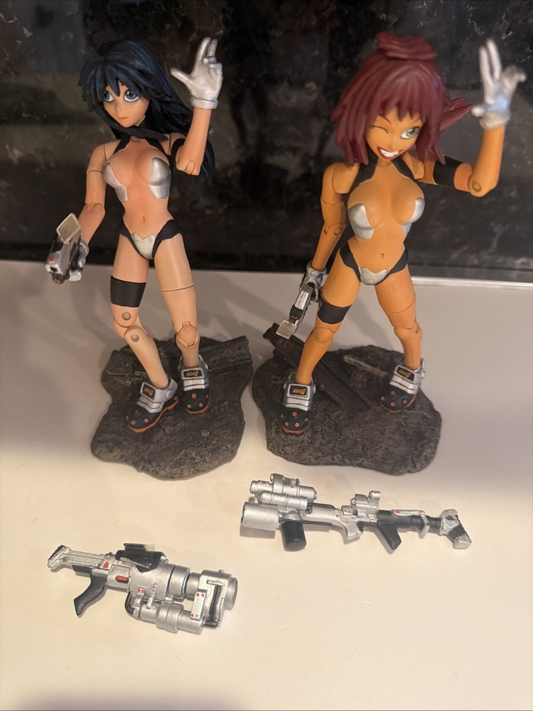 The Dirty Pair. Dark Horse Comics Figures. Kei & Yuri