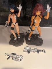 The Dirty Pair. Dark Horse Comics Figures. Kei & Yuri