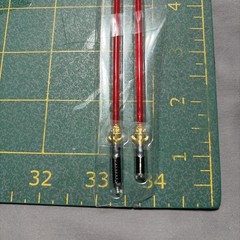 6” Scale Star Wars Black Series Jedi Survivor Sith Double Bladed Lightsaber Red