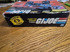 French/Canadian Hasbro GI Joe Cobra Ferret ATV Box Cut Flagpoints Triple Win