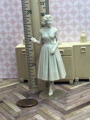 1:24 1950 Dollhouse Elegant Hostess Inspired by Marx