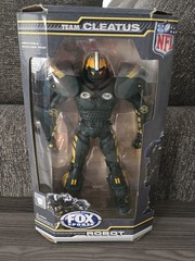 NFL Fox Sports Team Cleatus Robot Green Bay Packers Action Figure 2009 NIB