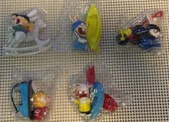 3 Rabbids Invasion Sports Mini Figures; Rocking Horse, Bumper Car, Go Cart • New