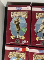 12” Starting Lineup Cooperstown Collection Lot BABE RUTH, CY YOUNG, & LOU GEHRIG