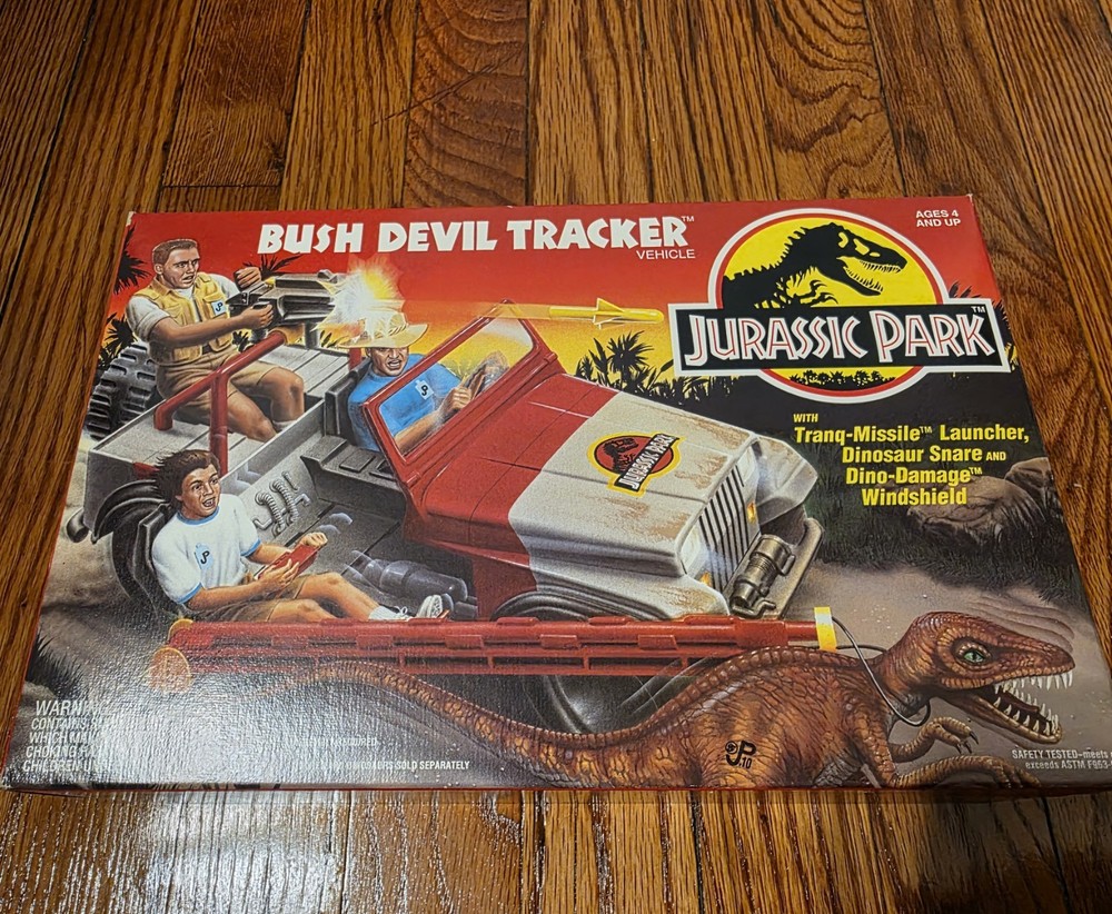 Kenner 1993 Jurassic Park Bush Devil Tracker Vintage Sealed