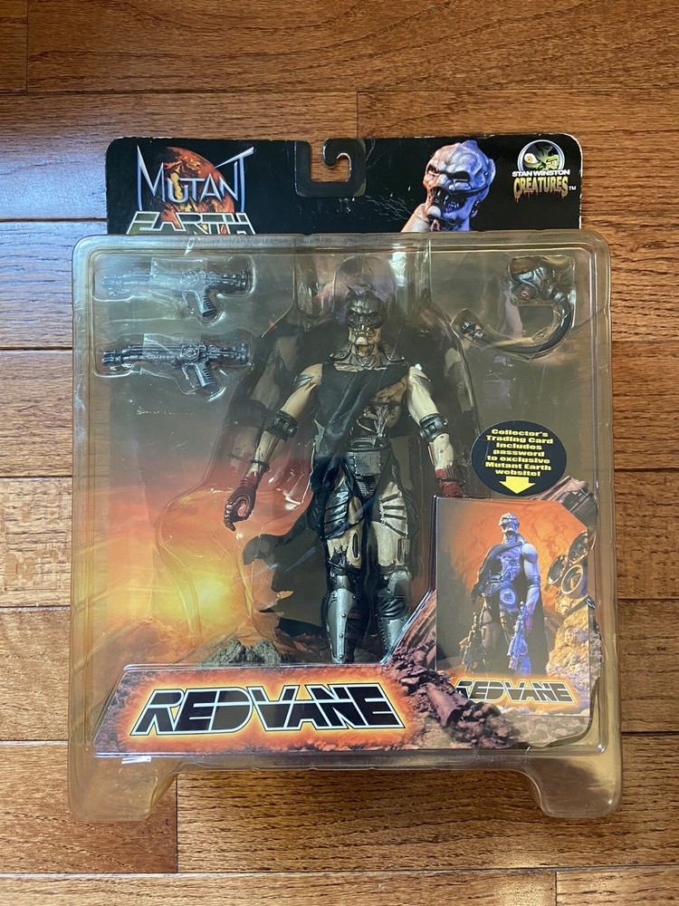 Mutant Earth RED VANE Action Figure Stan Winston Creatures NEW Sealed NOS