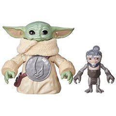 Star Wars Knuddelspaß Grogu, 16,5 cm große elektronische Action-Figur & Anzellan