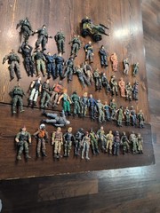 Toy Army Soldier Lot Gi Joe, Other Action Figures, Large Lot, 52 Soldiers