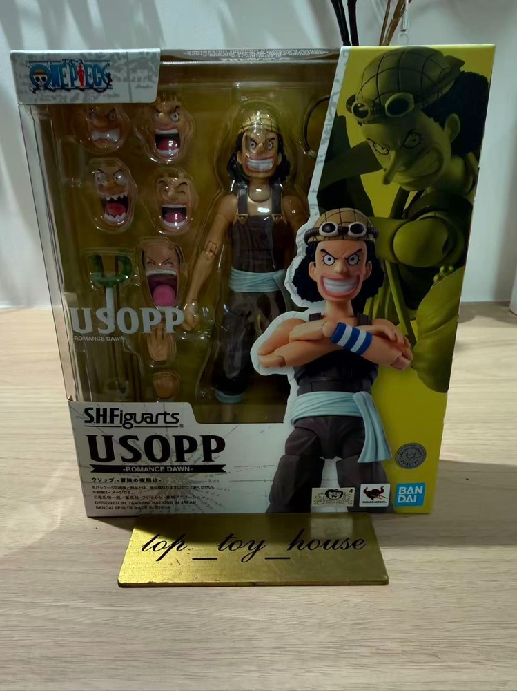 Bandai S.H.Figuarts One Piece Usopp Romance Dawn Action Figure SHF Toy In Stock
