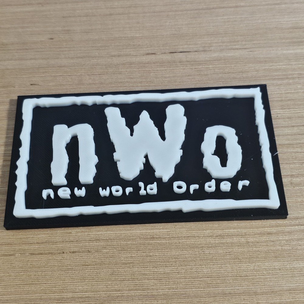 WWE Mattel NWO New World Order White Logo Accessory