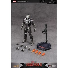 HIPLAY ZD Toys 1/10 Marvel Iron Man MK20 MK31 MK32 MK34 Action Figure Non-LED