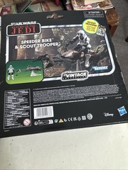 STAR WARS The Vintage Collection Speeder Bike and Scout Trooper – ROTJ – NISP!!