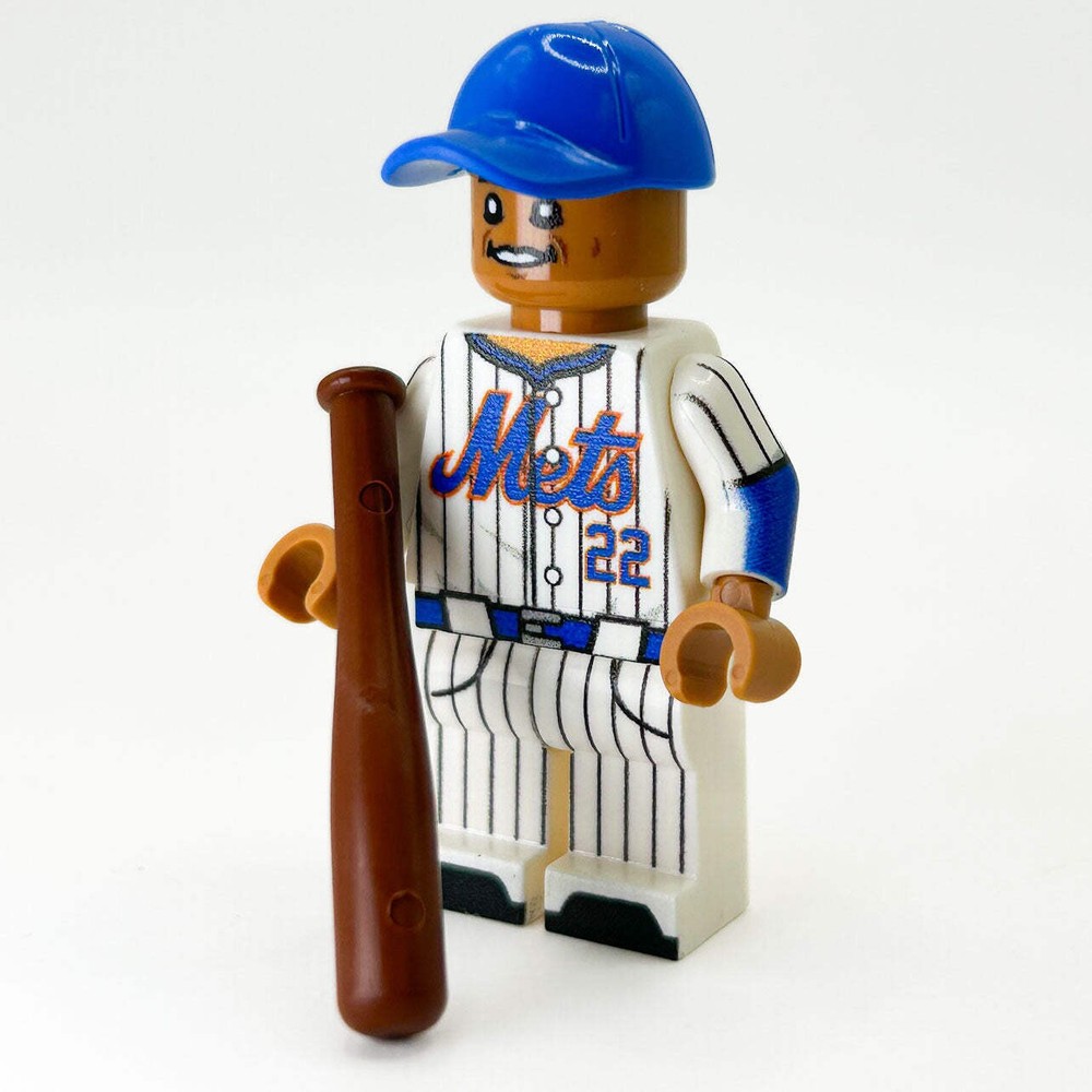 Soto NY #22 Baseball Player Minifig made using LEGO parts – B3 Customs