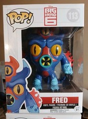 Funko POP! “Fred” Disney Big Hero 6 #113 Vinyl Figure (Box Damage) VAULTED