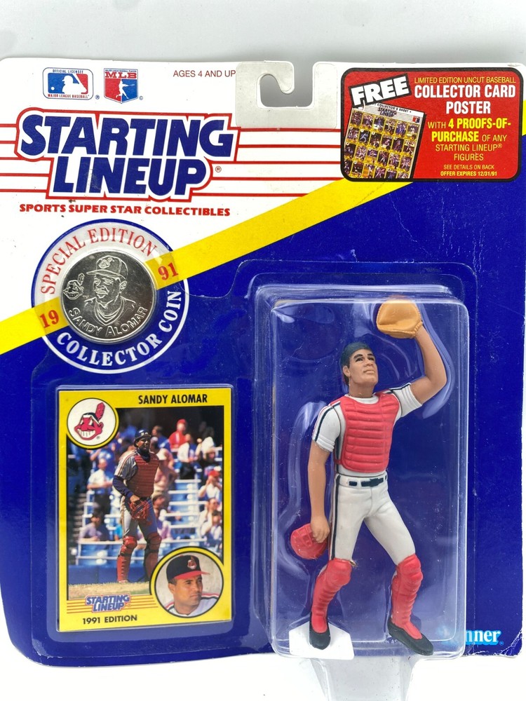 Kenner – Sandy Alomar Starting Lineup (1991 Edition) MLB Cleveland Indians