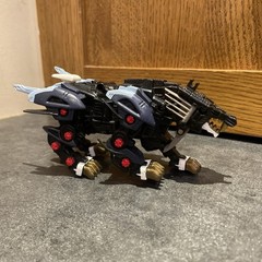 Vintage 2002 Zoids Black Liger Zero Action Figure Robot Lion Tiger