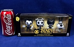 New BENDY and the INK MACHINE Collectible Figure 4-Pack BORIS WOLF Alice Angel