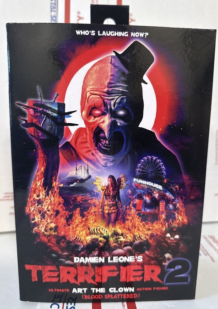 Ultimate Art The Clown (Blood Splattered) – TERRIFIER 2, NECA, New/Sealed, 2025